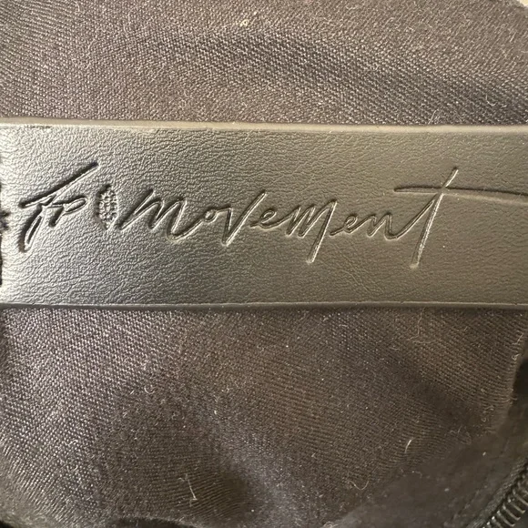 Free People Oversized Quilted Black Bag - Picture 3 of 4